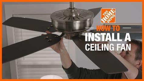 home depot ceiling fans installation